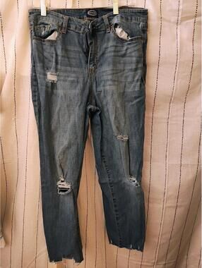Scoop Brand Jeans - Distressed Crop Jeans size 12